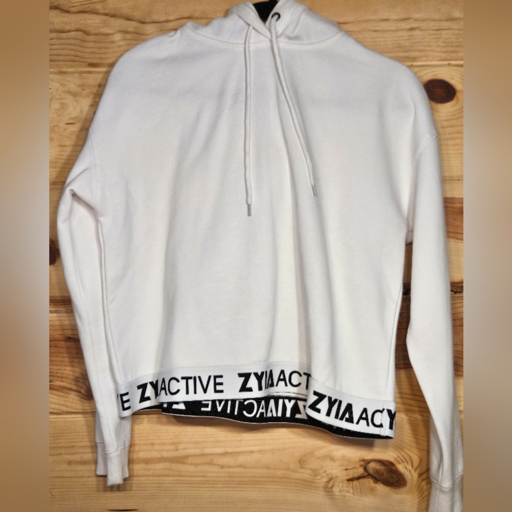 ZYIA White Hoodie with NWOT SIZE M